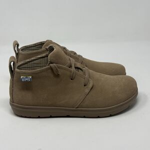 Lems Chukka Boots Shoes Womens 8 Mens 6.5 Tan Brown Suede Minimalist Barefoot